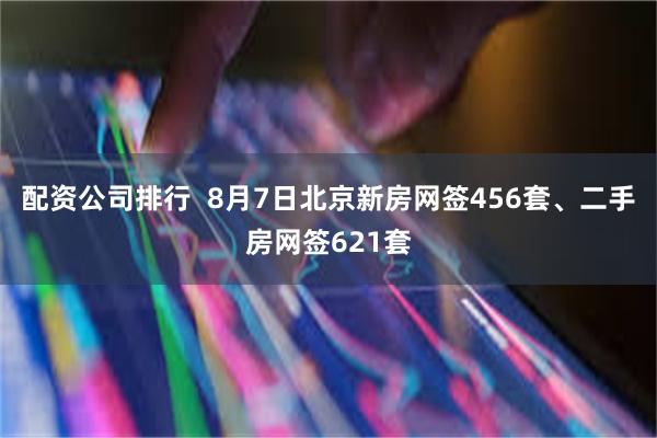 配资公司排行  8月7日北京新房网签456套、二手房网签621套