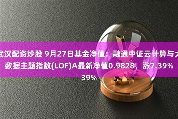 武汉配资炒股 9月27日基金净值：融通中证云计算与大数据主题指数(LOF)A最新净值0.9828，涨7.39%